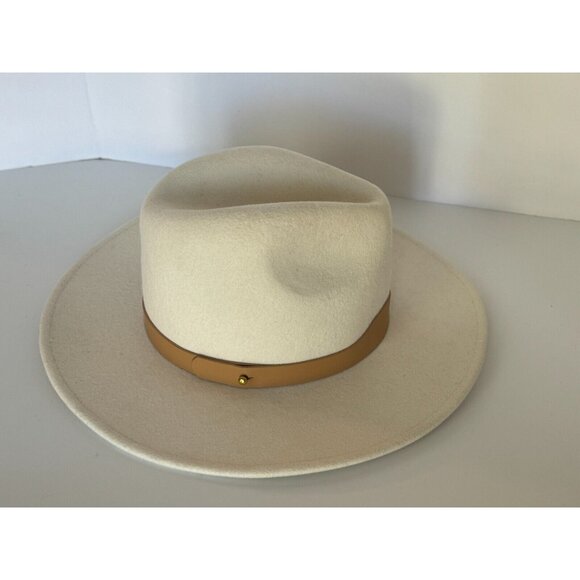 Lack of Color The Fader Hat Ivory Wool Coachella Festival Small 55 cm Australian - Picture 11 of 16
